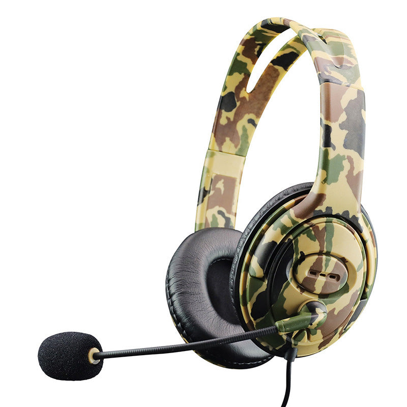 Camouflage Ps4 Headset Bass Gaming Headphones