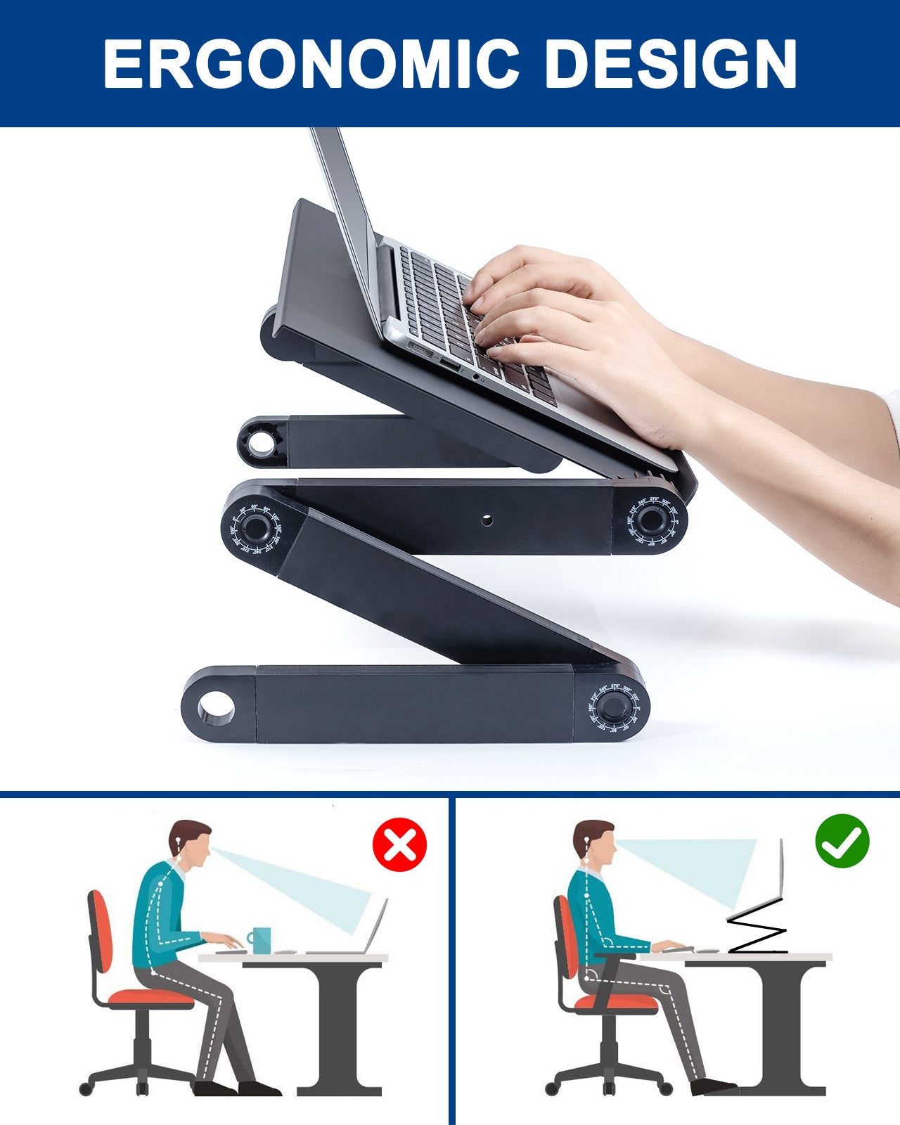 Elevate Your Workspace with an Adjustable Laptop Stand | Nache & Co 