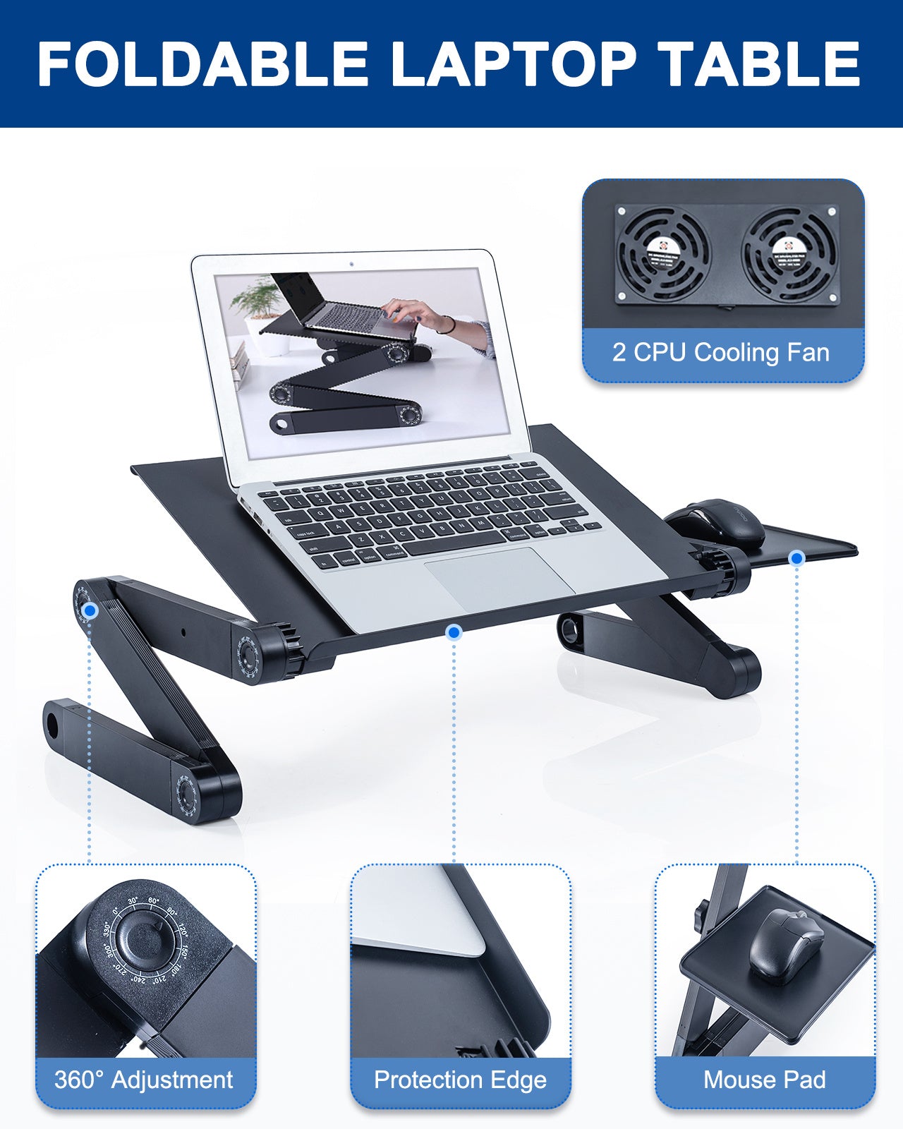 Elevate Your Workspace with an Adjustable Laptop Stand | Nache & Co 